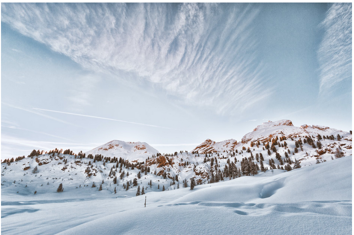 snowy ground surface